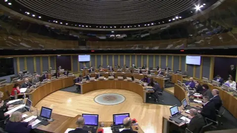 BBC Senedd chamber