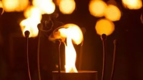 Nottingham City Council Fire garden