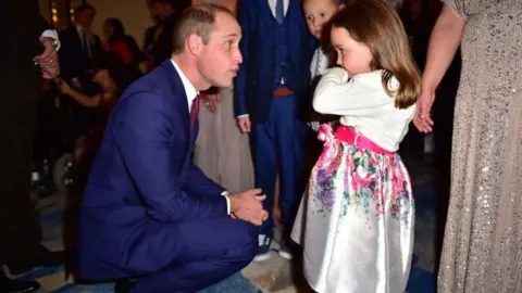 PA The Duke of Cambridge meets Suzie McCash at the Pride of Britain Awards 2017