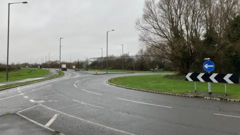BBC Roundabout on Poplar Way