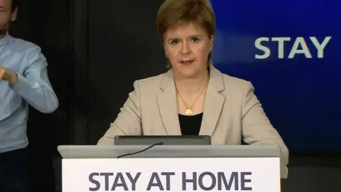 BBC Nicola Sturgeon