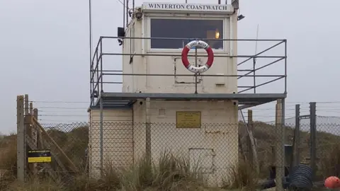 Brina Thompson Winterton-on-Sea Coastwatch tower