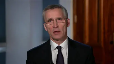 The Nato Secretary General, Jens Stoltenberg