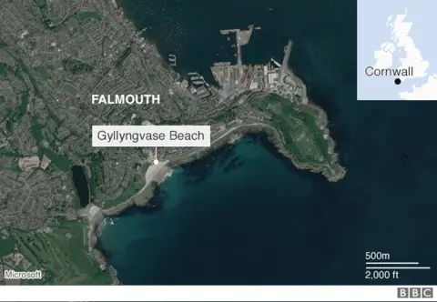 A map of Falmouth