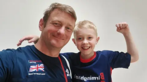 Shropshire Community Leisure Trust Ltd Simon Maceachen and son Harry Maceachen