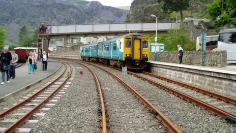 Geograph/Peter Holmes An Arriva Trains Wales train at waiting at Blaenau Ffestiniog Railway Station
