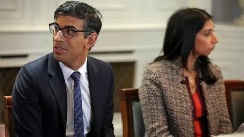 PA Media Rishi Sunak and Suella Braverman