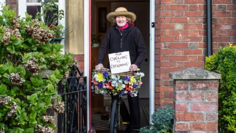 Chiara Mac Call Woman with a bike