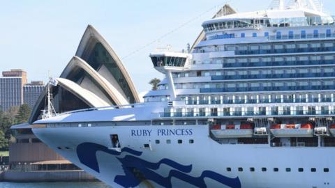 cruise ship off australia with covid