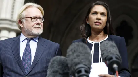 AFP Gina Miller outside court