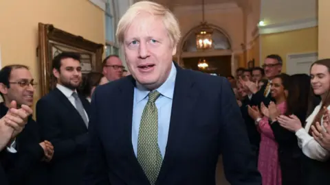 Getty Images Boris Johnson after his 2019 general election victory