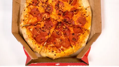 Getty Images Domino's pizza in a box