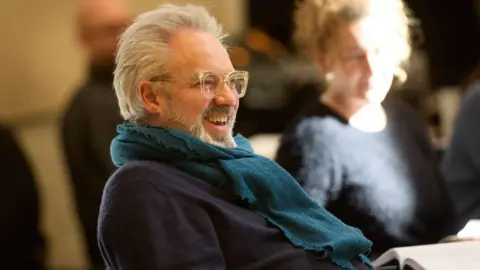 Mark Douet Sam Mendes in rehearsals