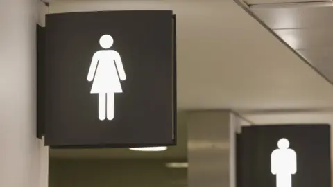 Getty Images Toilet signs