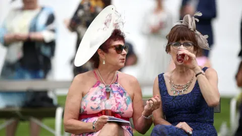 PA Hats on display at Epsom Ladies Day