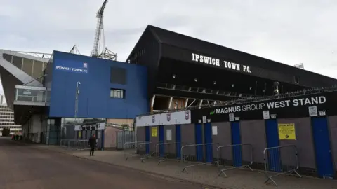 Getty Images Ipswich Town ground at Portman Road