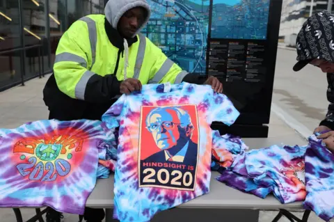 Getty Images Bernie merchandise