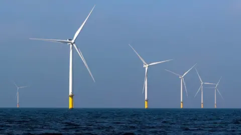 Reuters/YVES HERMAN Offshore wind farm