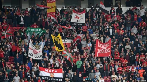 Getty Images Old Trafford crowd