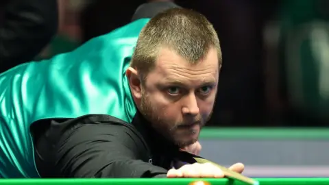 Mark Allen fired a century break in the penultimate frame
