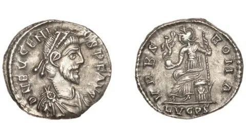 Noonans/PA A Siliqua Lugdunum coin dating back to 1600 years.