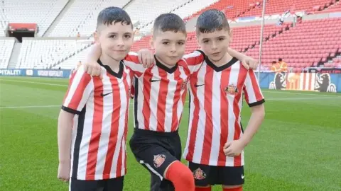 Run 4 Oliver Triplet (left to right) Oliver, Owen and Oscar