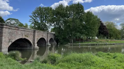 The bridge over the river in Barrow-upon-Soar