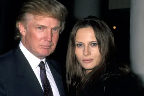 Ron Galella / Getty Images Donald and Melania Trump