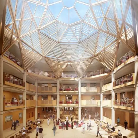 Hopkins Architects Great Hall with dome