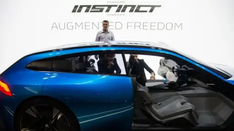 Getty Images Peugeot concept car