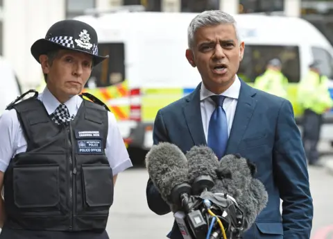 EPA Cressida Dick and Sadiq Khan