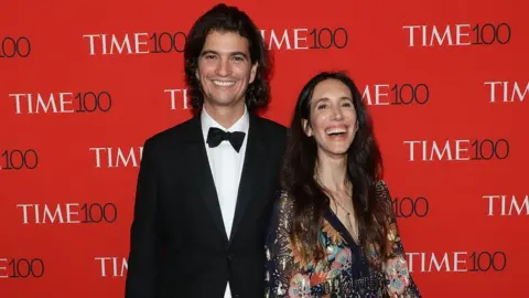 Getty Images Adam Neumann and Rebekah Neumann attend the 2018 Time 100 Gala at Frederick P. Rose Hall, Jazz at Lincoln Center on April 24, 2018 in New York City.