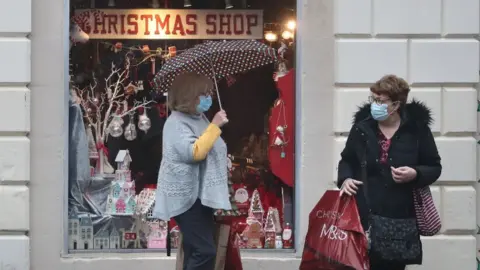 PA Media shoppers in stirling