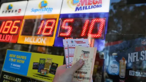 Getty Images Lottery tickets