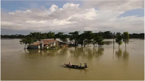 BBC Boat in Shunamaganj