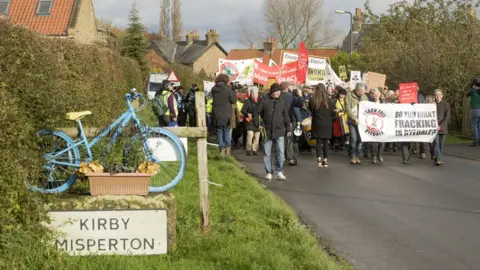 PA Anti-fracking campaigners