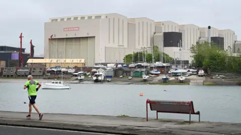 AFP/Getty Images BAE Systems' Barrow shipyard