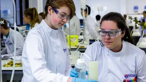 Newcastle University Newcastle University students in a biomedical lab