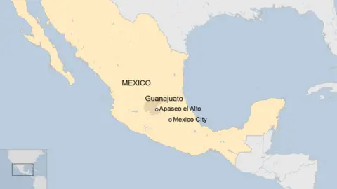 BBC Map of Mexico