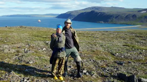 Julia and Daniel Julia and Daniel on Wrangel