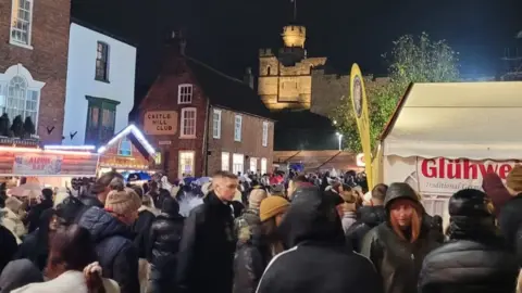 BBC Outside the castle