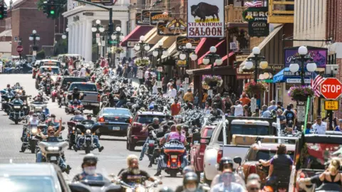 Getty Images Bike rally