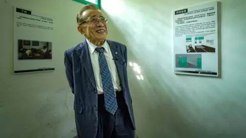 John Chen at the infamous detention centre where he was held