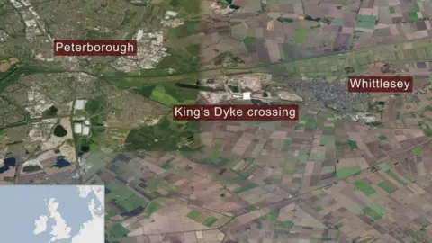 Google King's Dyke map