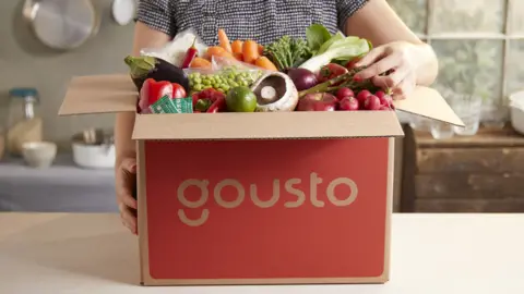 Gousto A Gousto delivery box