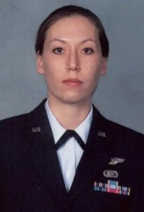 FBI Monica Witt in Air Force uniform