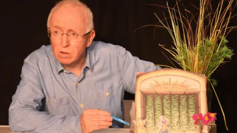 BBC Patrick Sandford performing his play about child sexual abuse