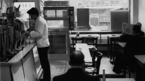 Getty Images An internal shot of Steve's Restaurant in Waterloo, London