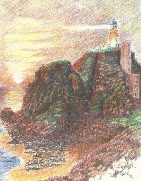 Prof Alan Dunlop Sanda Island lighthouse