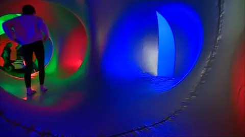 BBC Inside the sculpture